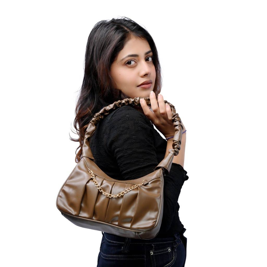 dark brown color ladies momo bag