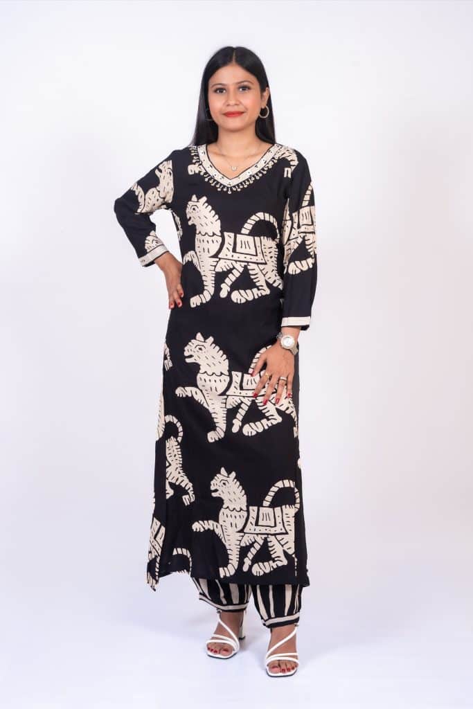 Tiger print cordset