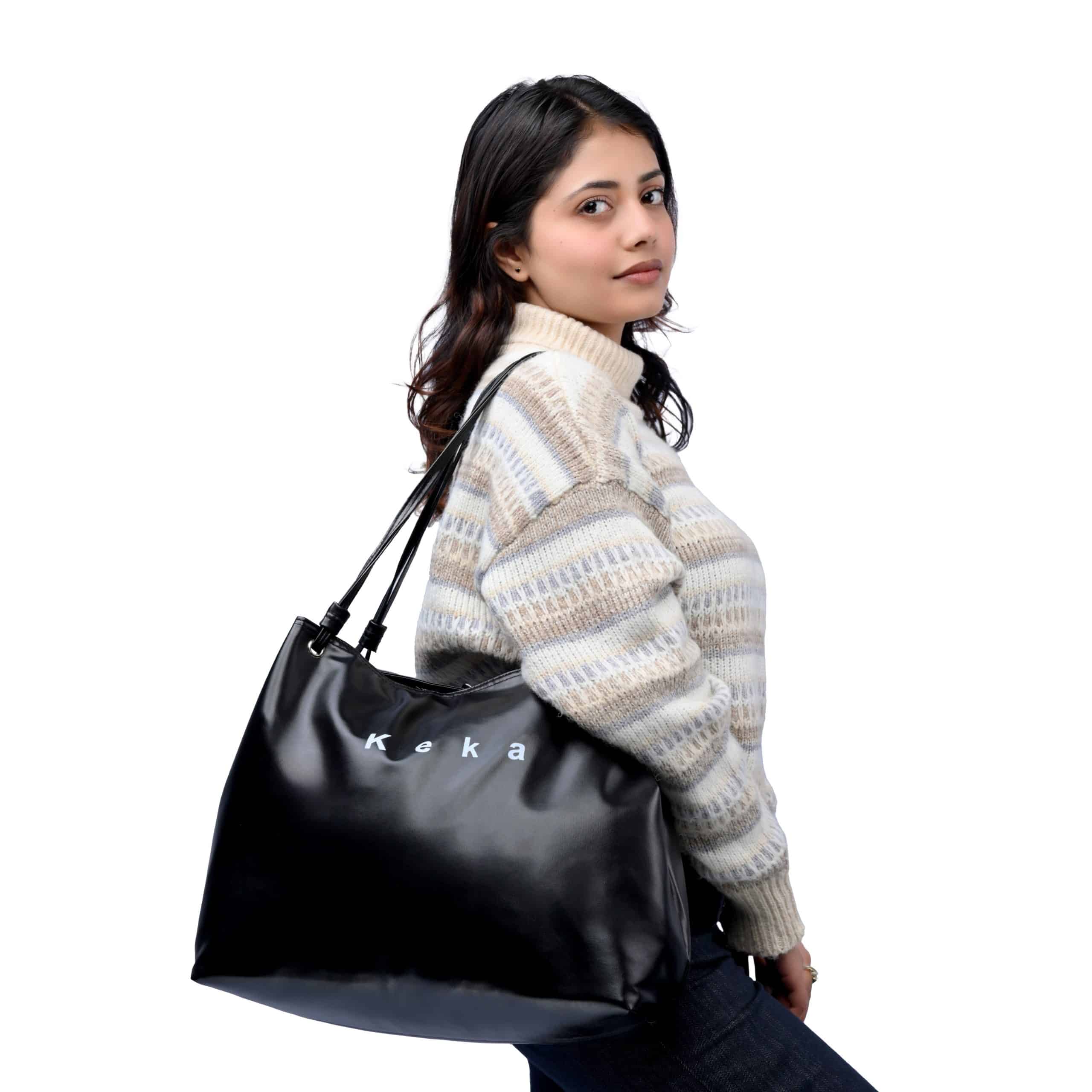 Model carrying Ladies Keka bag