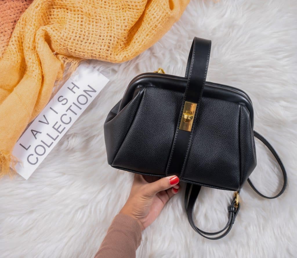 Black color ladies Dumpling Bag