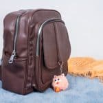 Coffee Color Ladies Backpack side view