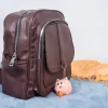 Coffee Color Ladies Backpack side view