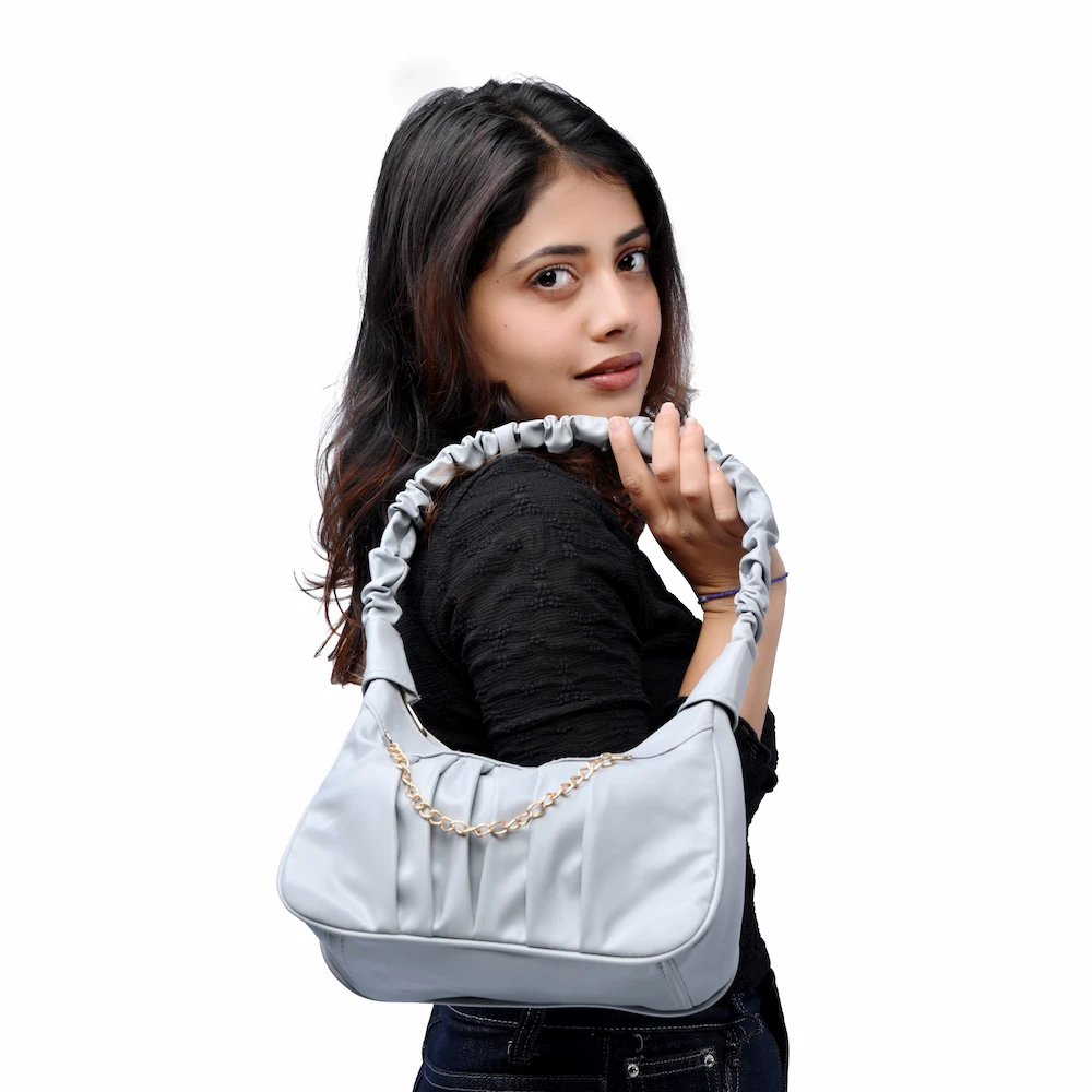 gray color ladies momo bag