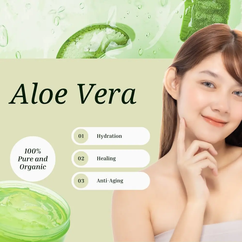 aloe vera for glowing skin